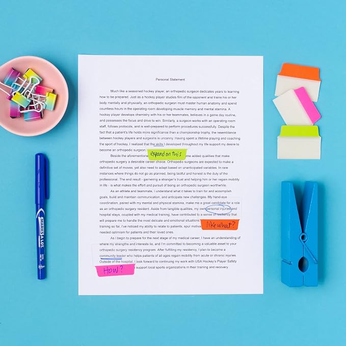 Avery Multiuse Ultra Tabs, 2-Side Writable, Neon Pink/Green/Orange, 48 - Image 8