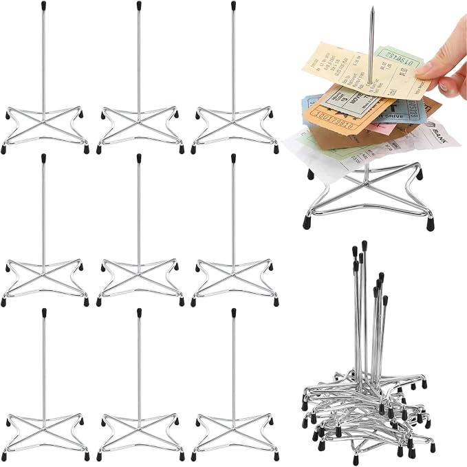 10 Pcs Check Spindle, Paper Receipt Holder Spike by ELFULLY