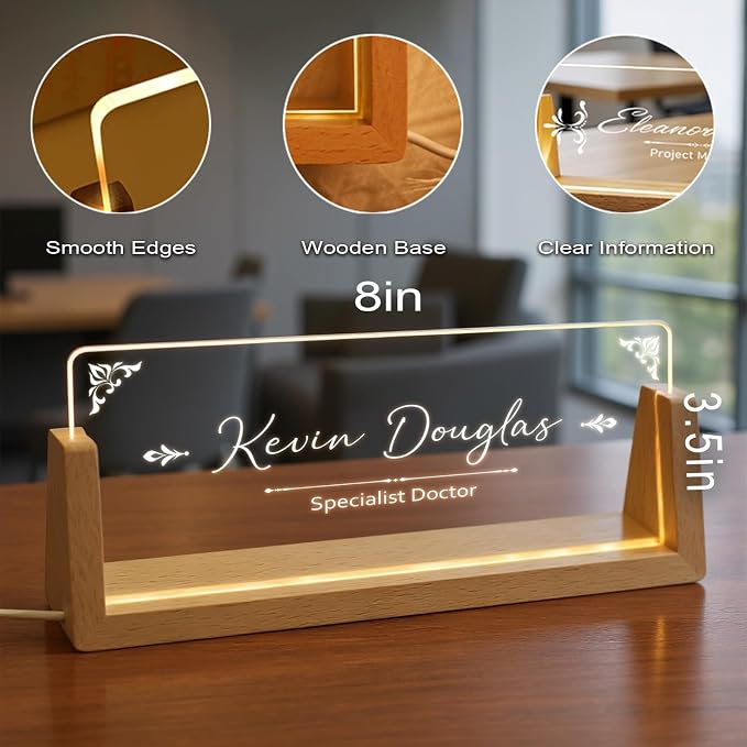 Custom Name Plate for Desk - Image 4