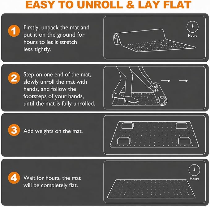 Chair Mat for Carpet- Low Pile Carpet Protector for Office Gaming Computer Desk - Image 6