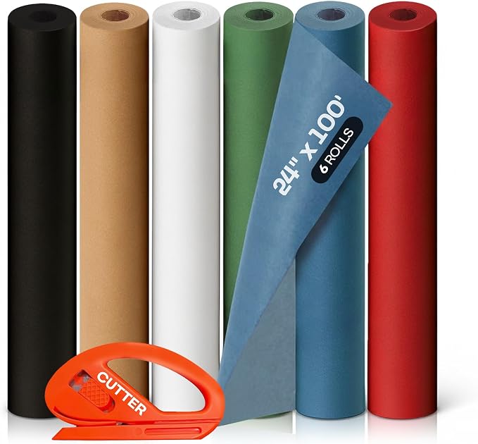 Assorted Colors Construction Paper by IDLPackaging