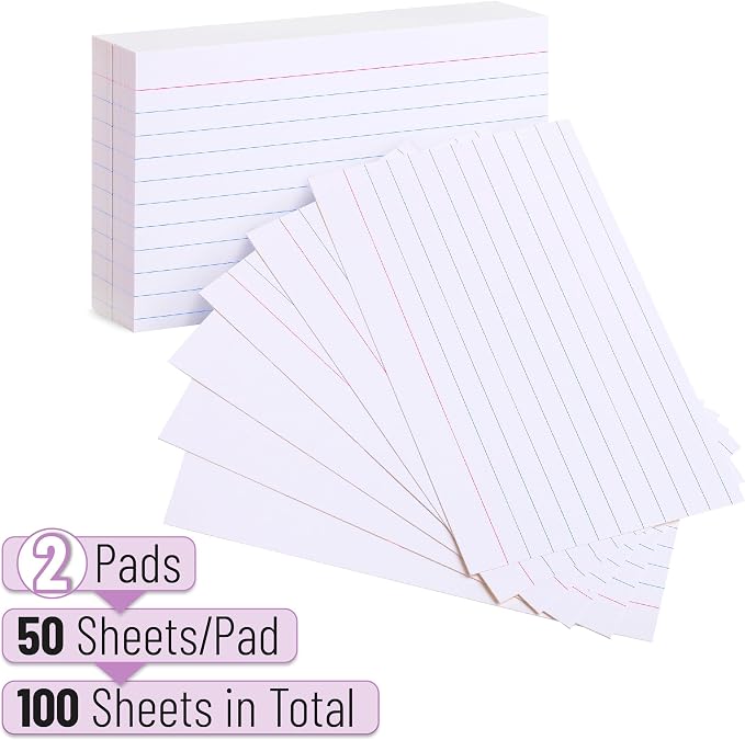 Mr. Pen- Lined Index Cards, 100 Cards, Flash Cards, Note Cards | Index Card - Image 2