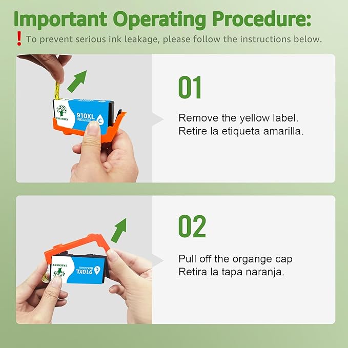 GREENSKY Remanufactured 910XL Ink Cartridges Replacement for HP 910xl Ink Cartridges Combo Pack with HP OfficeJet Pro 8025e 8015e 8028e 8035e 8025 8035 8020 Printer (Black, Cyan, Magenta, Yellow)-DeskLoop Office