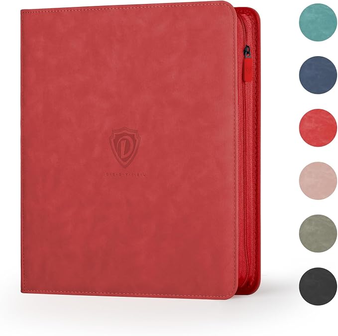 Trading Card Binder with Zip, 12 Pockets Card Binder, 720 Double Sided Pocket by High-qualityCardBinder