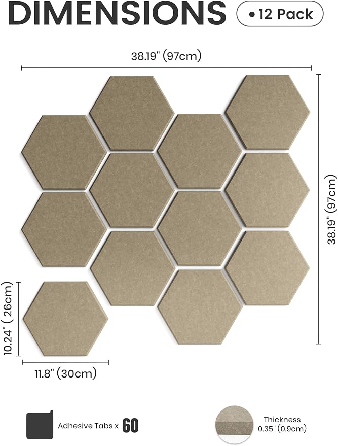 Fluxynara Hexagon Cork Board Alternative - Image 2