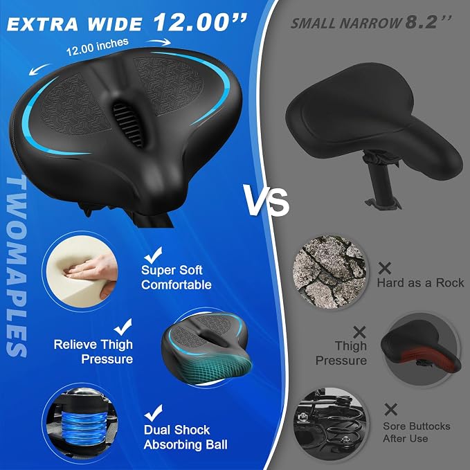 Noseless Bike Seat Cushion for Men & Women - Image 2