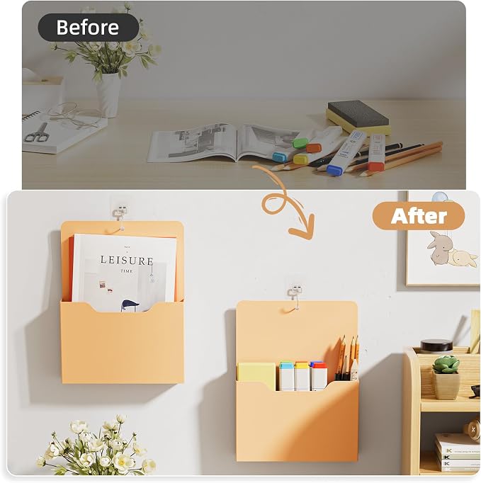 Marbrasse 2 Pack Magnetic File Holder - Image 5