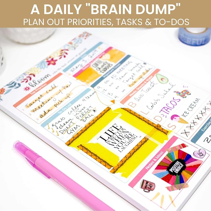 bloom daily planners Daily Planning System Tear Off to-Do Pad - Image 4