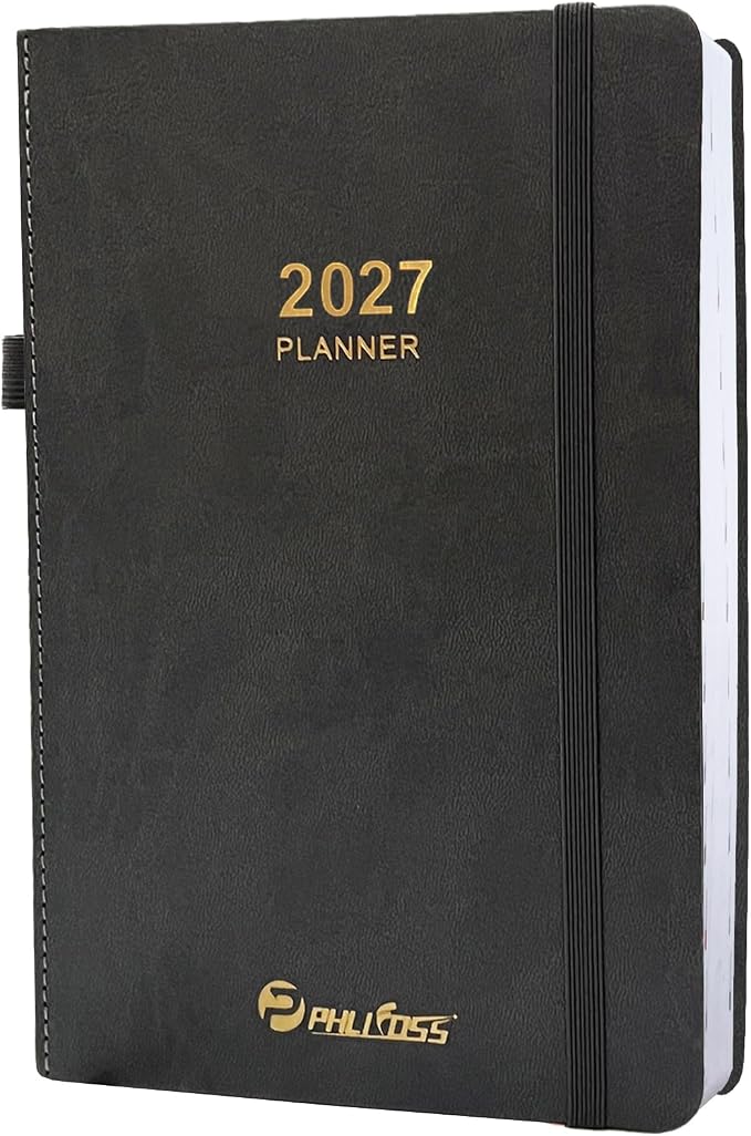 2027 Daily Planner/Calendar, One Page Per Day, Daily Monthly Agenda Planner by PHLIFOSS