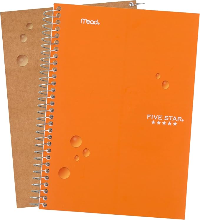 Five Star Spiral Notebook, 2 Subject, College Ruled Paper, 80 Sheets, Fights - Image 5