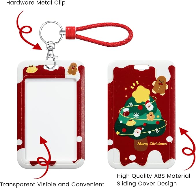 ID Card Badge Holder Key Chain - Image 3