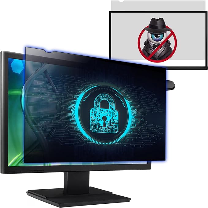 Computer Privacy Screen Filter for 23.6 Inch 16:9 Widescreen Monitor, by Izmapaic