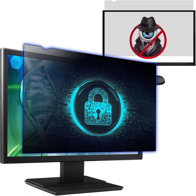 Computer Privacy Screen Filter for 27 Inch 16:9 Widescreen Monitor, by Izmapaic