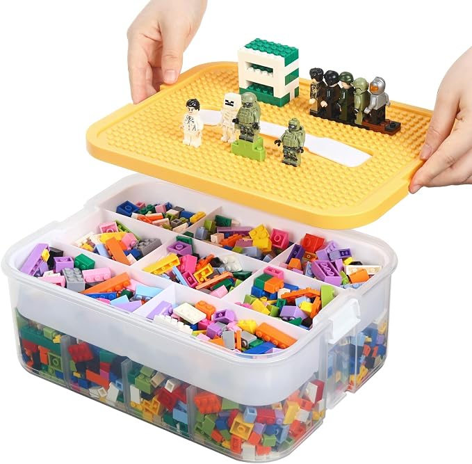 Douorgan Toy Storage Organizer for Lego Stackable Organizer Bins by Douorgan