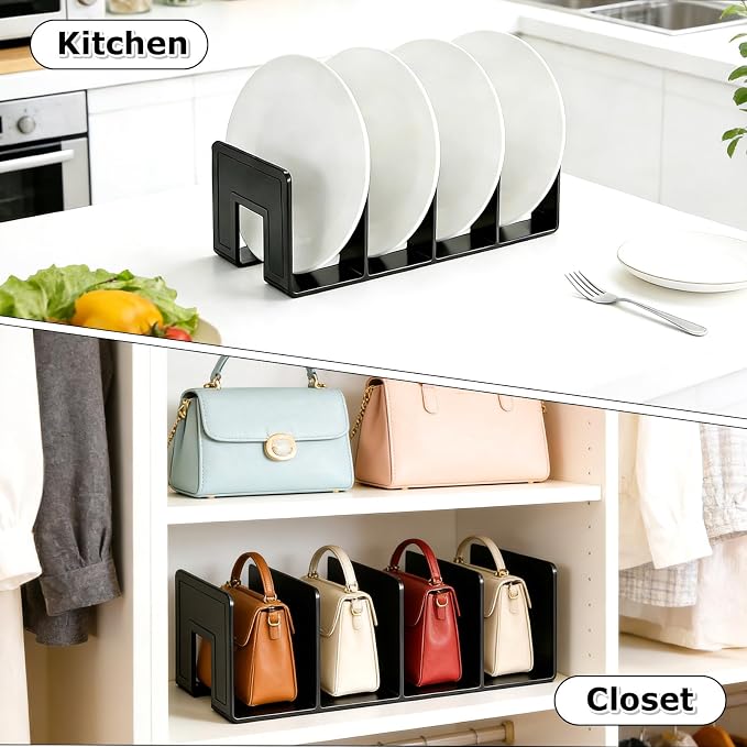 SAYEEC Acrylic File Holder, Sturdy Desktop File Folder Organizer Rack - Image 7