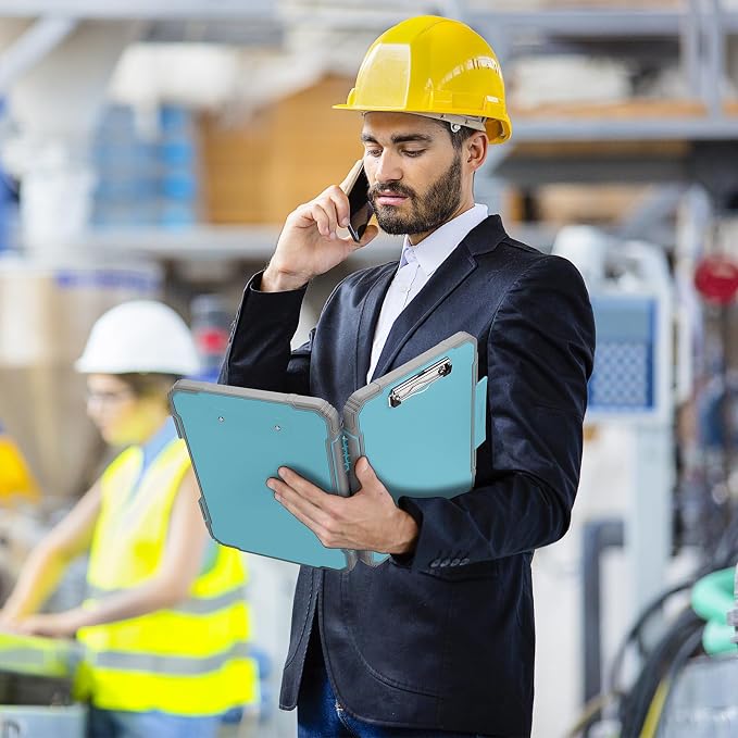 Meiikun Clipboard with Storage, Rugged Shockproof Protective, Internal Pen - Image 9
