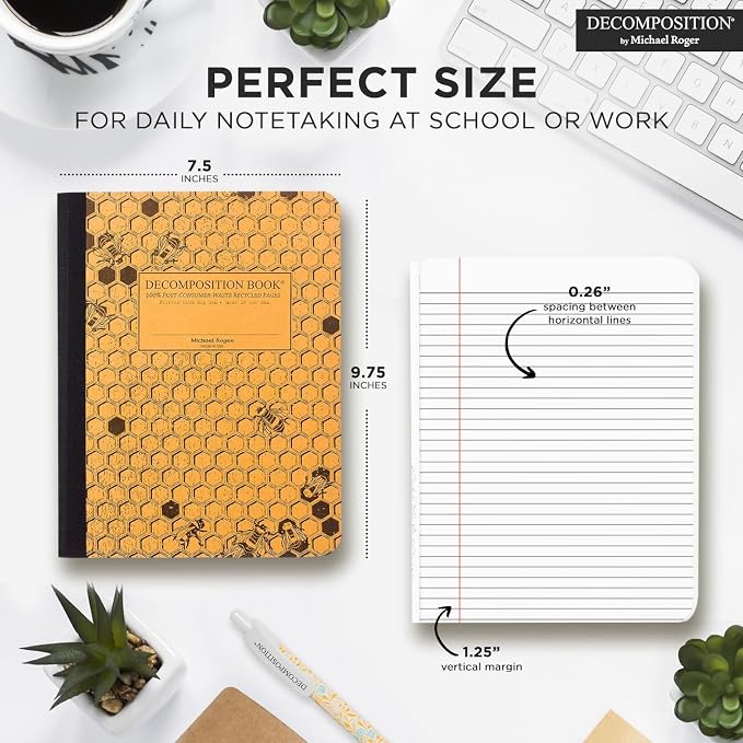 Decomposition Honeycomb College Ruled Composition Notebook - Image 5