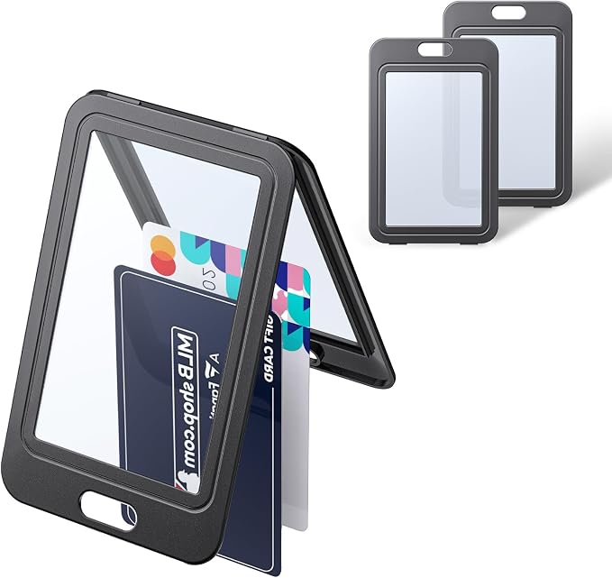 Uniclife 3 Pack Vertical Badge Holders by UnicLife