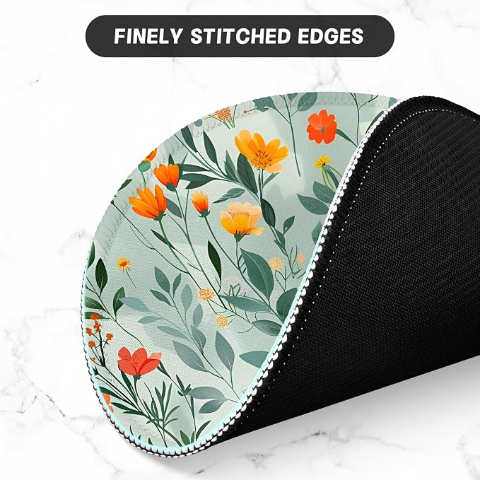ITNRSIIET Round Mouse Pad with Stitched Edge Premium-Textured Waterproof - Image 4