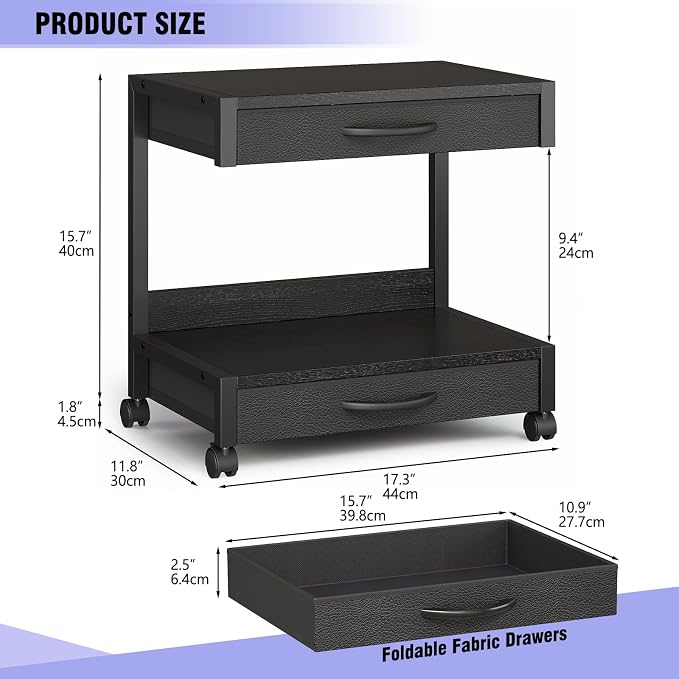 VENNQD 2-Tier Desktop Printer Stand - Image 5