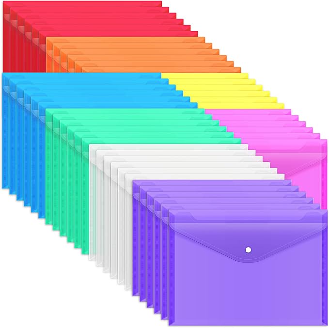 EOOUT 48 Pack Plastic Envelopes Poly Envelopes by EOOUT