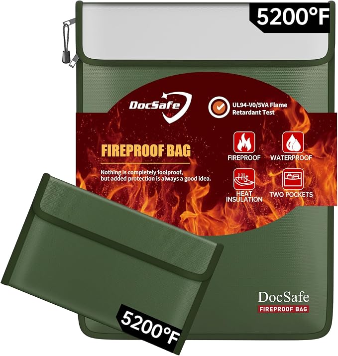 DocSafe Fireproof Document Bag by DocSafe