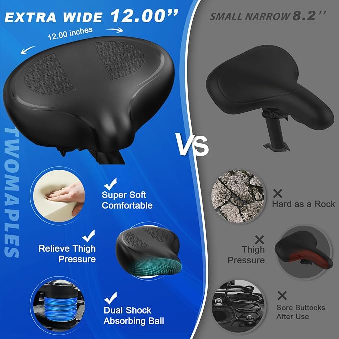 Noseless Bike Seat Cushion for Men & Women - Image 2