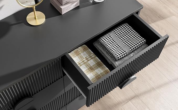 LGHM Fluted Dresser for Bedroom - Image 9
