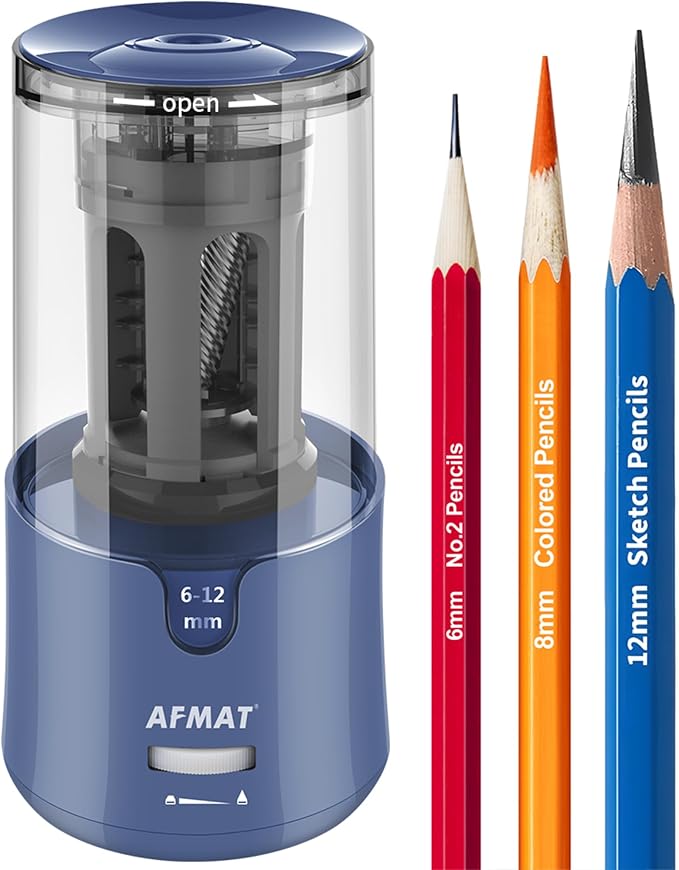 AFMAT Electric Long Point Pencil Sharpener by AFMAT