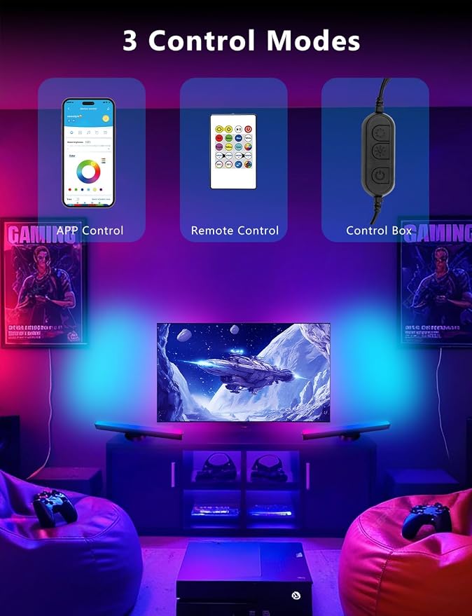 DAYBETTER Smart LED Light Bars, RGB Light Bar, 14 Inches TV Backlights - Image 5