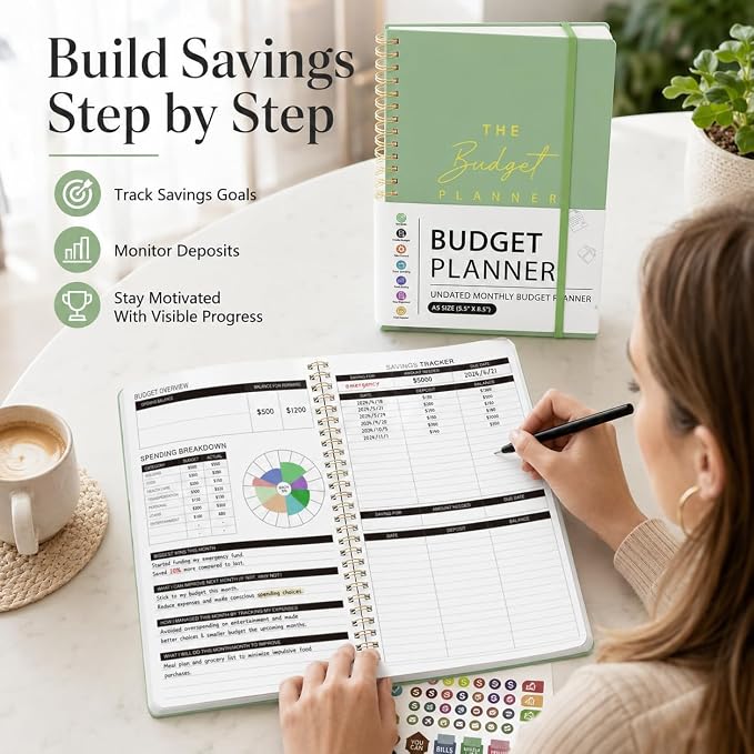Budget Planner Account Book Monthly Expense Tracker, Saving & Debt Tracker - Image 3