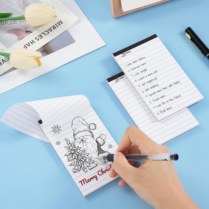 Dynta 36 Pcs Note Pads, 3x5 In Small Notepad, 80GSM White Lined Scratch Pads - Image 3