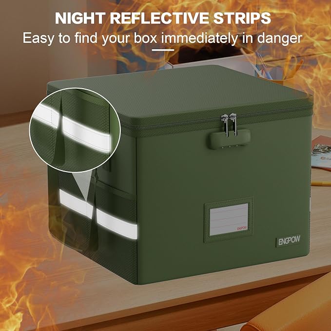 ENGPOW 5200°F File Box Fireproof Document Box - Image 9