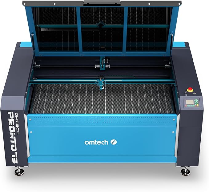 OMTech Pronto 150W CO2 Laser Engraver – 63"x40" Laser Cutter with Autofocus, 2-Way Pass, Air Assist, Red Dot Pointer | Ideal for Wood, Acrylic, Glass & More-DeskLoop Office