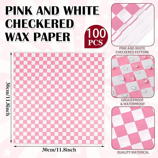 Geosar 200 Pcs Gingham Party Supply Disposable Paper Food Tray Bulk Disposable - Image 3