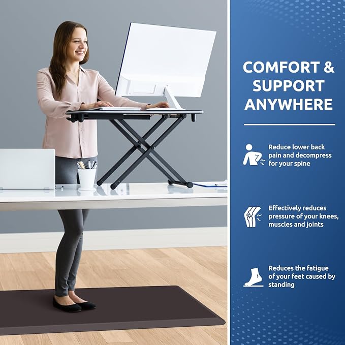 KitchenClouds Kitchen Mat Cushioned Anti Fatigue Rug 20"x39" Water Resistant - Image 4