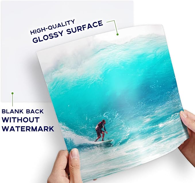 Glossy Photo Paper 8.5 x 14, Goefun 200 GSM/54 LB Legal Printer Paper - Image 4