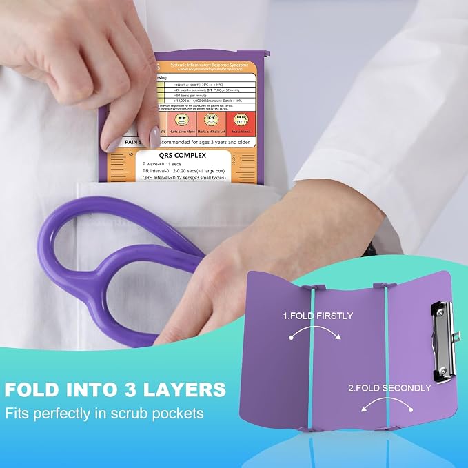 Nursing Clipboard Foldable Aluminum - Image 2