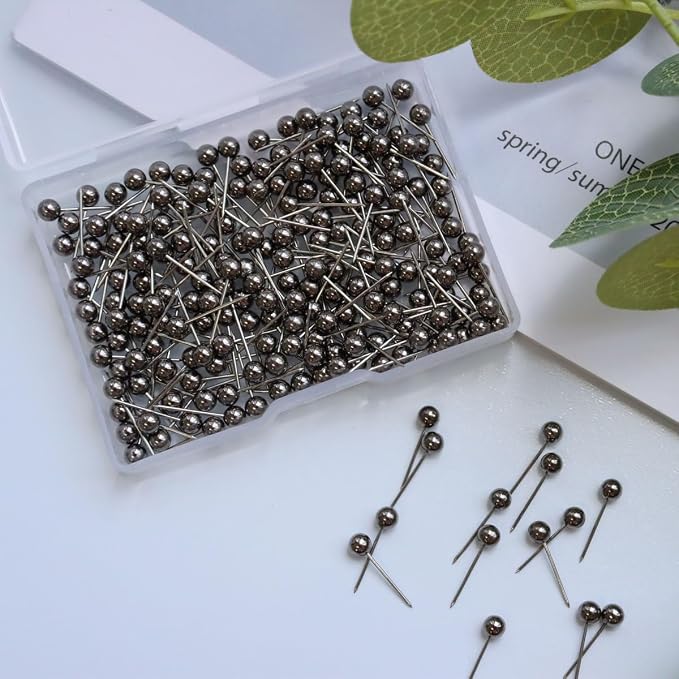 200 Pieces Map Push Pins, Small Round Head Marking Pins, Round Head Push Pin - Image 7