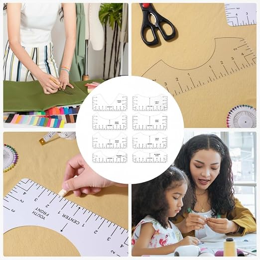 MFJUNS 10 PCS T-Shirt Ruler Guide - Image 5