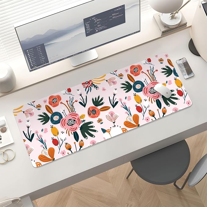 Mousepad Desk Mat Gaming Large Keyboard Cute Office Desktop Computer Laptop - Image 5