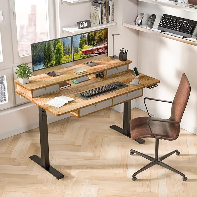 Kingant 55 x 30 Inch Electric Standing Desk - Image 2