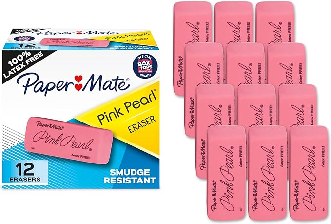 Paper Mate Erasers, Back to School, Teacher Supplies by Unknown