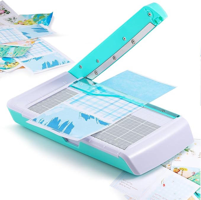 Small Paper Cutter for 7 inch Cut Length, Portable& Mini Paper Cutter by Frifreego