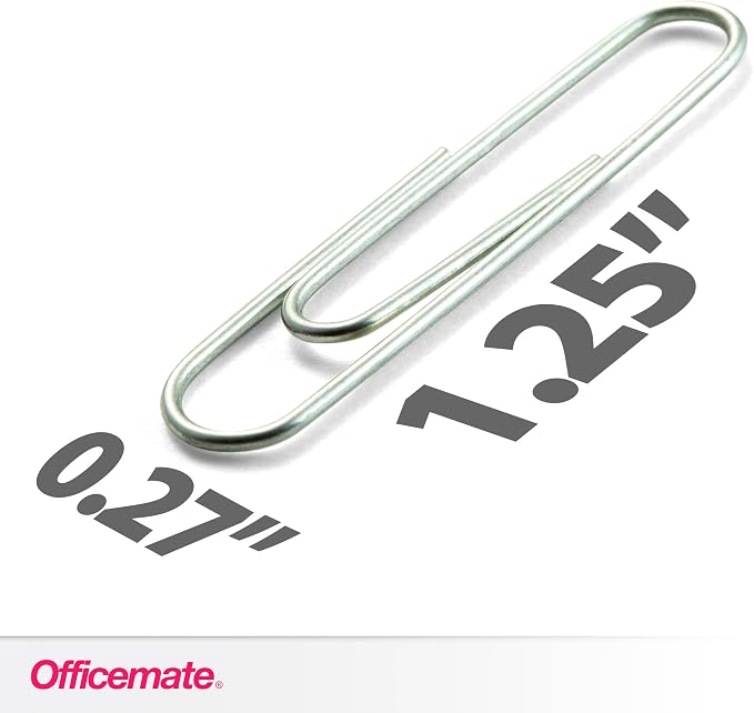 Officemate Premium #1 Paper Clips, 000 Paper Clips - Image 2