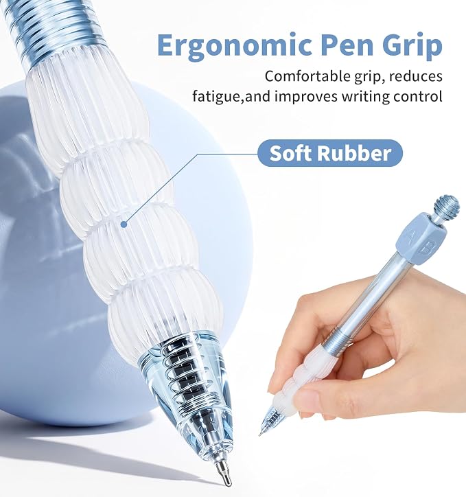9 PACK Gel Pens, 0.5mm Black Ink Fidget Pen, Fine Point Smooth Writing Pen - Image 3