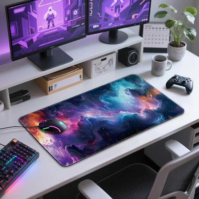 Large Gaming Mouse Pad 31.5"x15.7"｜XXL Desk Mat, Non-Slip Rubber Base & - Image 7