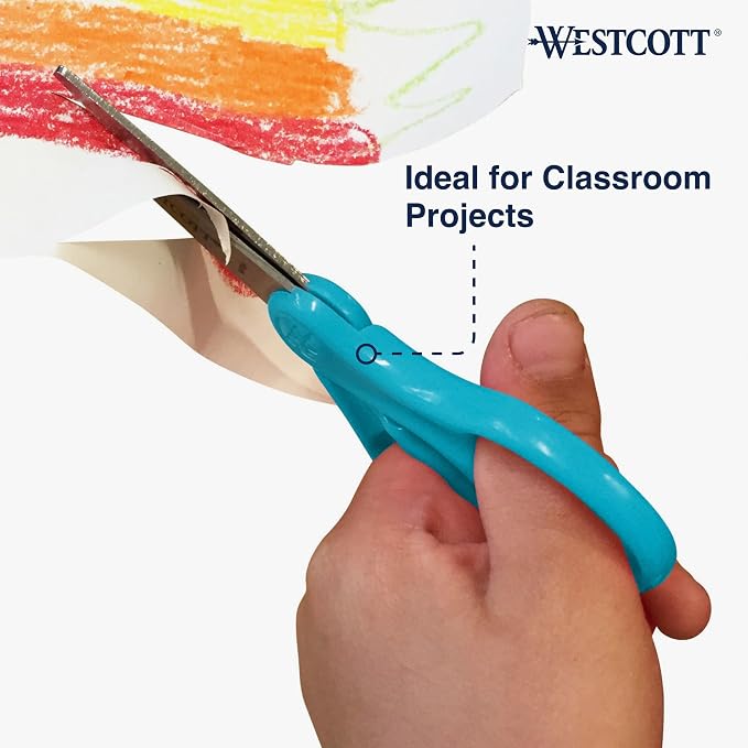 Westcott 15968 Right- and Left-Handed Scissors, Classic Kids' Scissors - Image 4