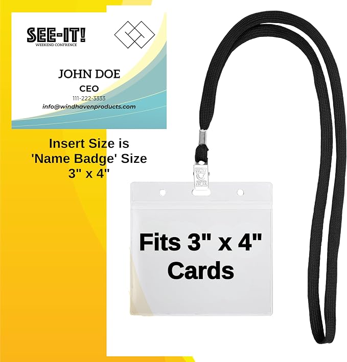 SEE-IT! 104 & 52 Qty Sets Badge Holders - Image 5