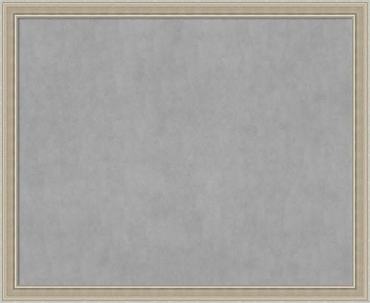 Amanti Art Silver Framed Magnetic Board 36x44 X-Large Vision Board by AmantiArt